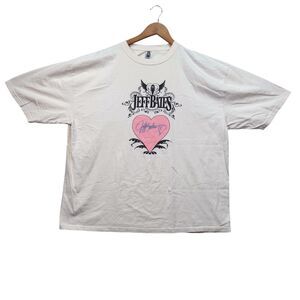 Jeff Bates W.O.A.M Signed US Tour T Shirt Nashville Country Autograph 2XL